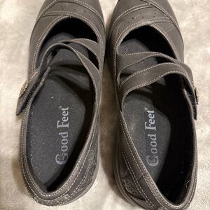 Aravon Revshow Mary Jane Flats Size 9 Good Feet Insoles